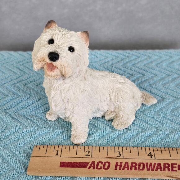 Vintage 1988 Castagna Sitting West Highland White Terrier Figure Made in Italy - Picture 9 of 9